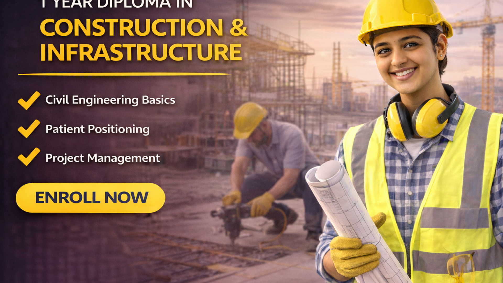Construction & Infrastructure (1 Year Diploma )